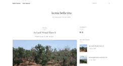 Desktop Screenshot of lamiabellavita.com